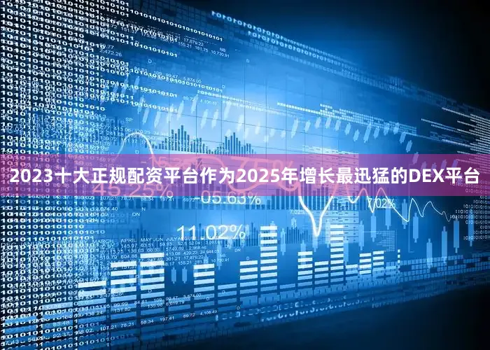 2023十大正规配资平台作为2025年增长最迅猛的DEX平台
